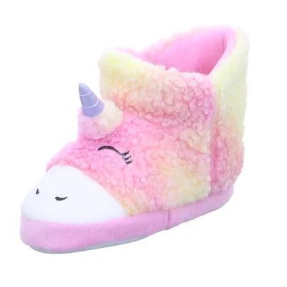 BECKER warmer Hausschuh Kinder-Winterhausschuh Pink Textil 