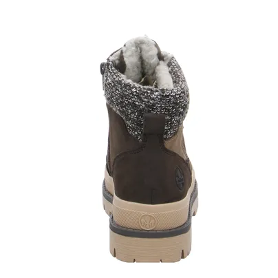 RIEKER Boot Braun Lederimitat RIEKER Boot Braun Lederimitat