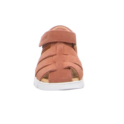 BISGAARD Baby-Sommer-Bottine Koralle Leder BISGAARD Baby-Sommer-Bottine Koralle Leder