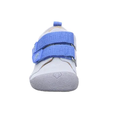 AFFENZAHN Krabbelschuh Lauflernschuh Hellgrau Leder AFFENZAHN Krabbelschuh Lauflernschuh Hellgrau Leder