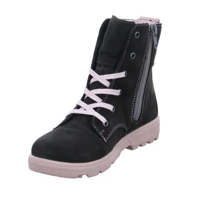 RICOSTA Schaftstiefel Mädchen-Winter-Bottine Grau Leder RICOSTA Schaftstiefel Mädchen-Winter-Bottine Grau Leder