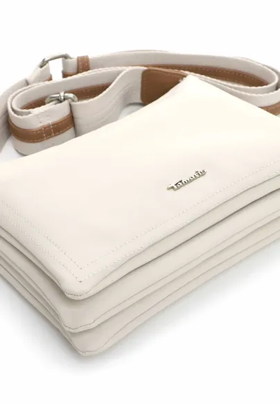 TAMARIS Umhängetasche Offwhite Lederimitat TAMARIS Umhängetasche Offwhite Lederimitat