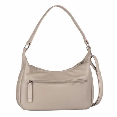 TOM TAILOR Henkeltasche Hellgrau Lederimitat TOM TAILOR Henkeltasche Hellgrau Lederimitat