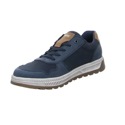 RIEKER Halbschuhe Sneaker Blau Leder RIEKER Halbschuhe Sneaker Blau Leder
