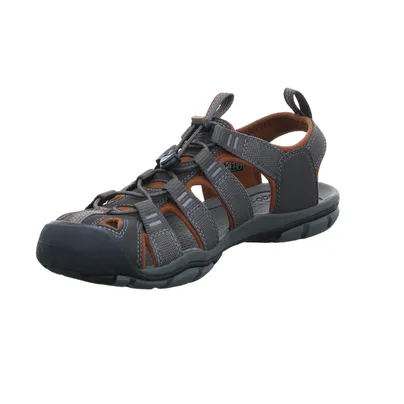 KEEN Sandale mit Zehenschutz Sport- + Freizeitsandalen Grau Textil 