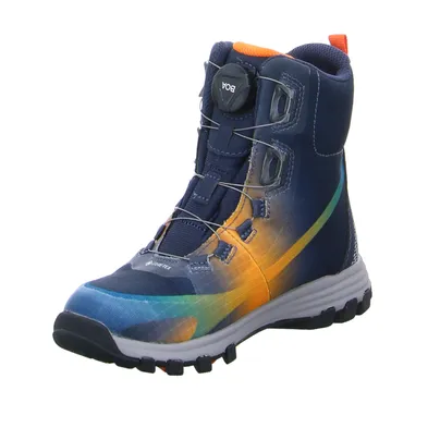 VADO Schneestiefel Junge Kleinkinder-Snowboot  Membran Grau Textil 