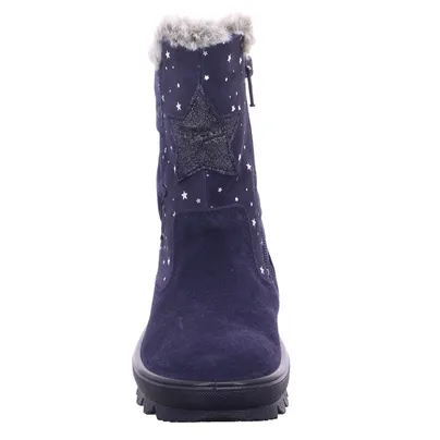 SUPERFIT Stiefel Kleinkinder-Winterstiefel Dunkelblau Textil 