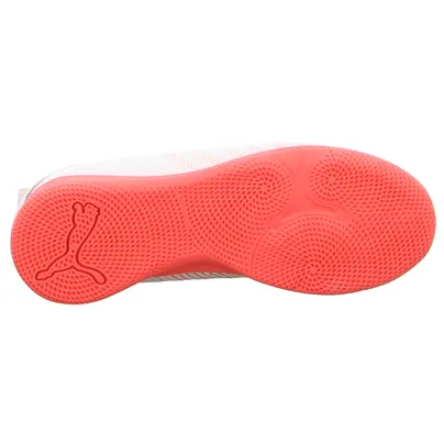 PUMA FUTURE 9 PLAY IT Jr Kinder Indoor Weiss Lederimitat PUMA FUTURE 9 PLAY IT Jr Kinder Indoor Weiss Lederimitat