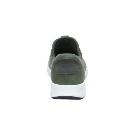 GEOX Halbschuhe Sneaker Olive Leder 