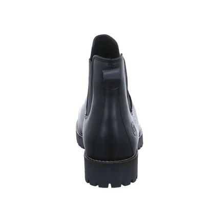 SCHUHENGEL mit Lammfellfutter Boot Schwarz Leder SCHUHENGEL mit Lammfellfutter Boot Schwarz Leder