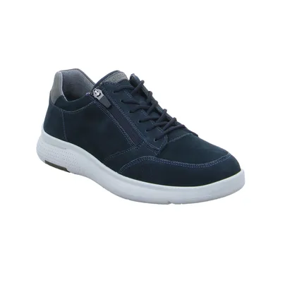 WALDLÄUFER Halbschuhe Sneaker Blau Leder WALDLÄUFER Halbschuhe Sneaker Blau Leder
