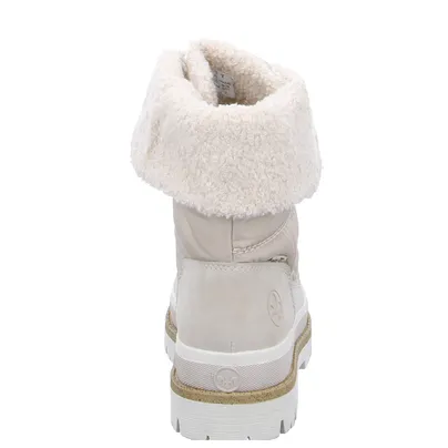 RIEKER Snowboot Beige Textil RIEKER Snowboot Beige Textil