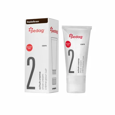 PEDAG Schuh Creme Pflegemittel Dunkelbraun - PEDAG Schuh Creme Pflegemittel Dunkelbraun -