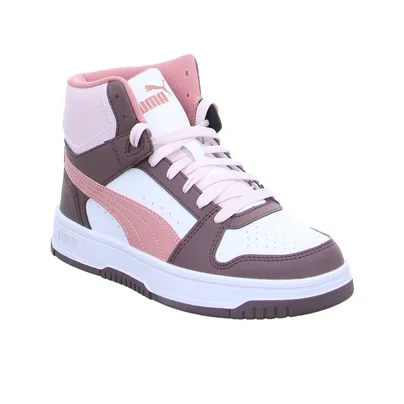 PUMA Kinder Sportschuh Weiss Lederimitat PUMA Kinder Sportschuh Weiss Lederimitat