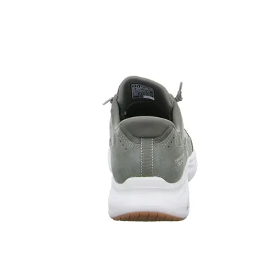 SKECHERS Sneaker Khaki Lederimitat 
