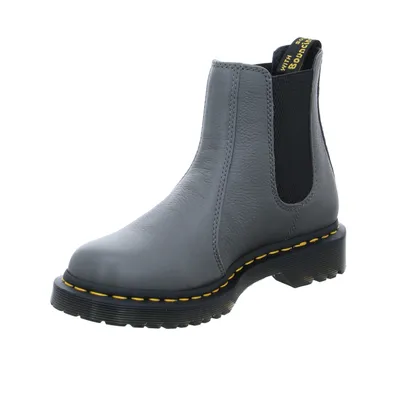 DR. MARTENS Boot Grau Leder DR. MARTENS Boot Grau Leder
