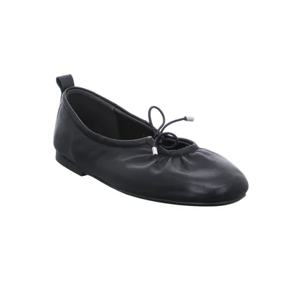 YOKONO Ballerina Schwarz Leder 