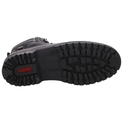 RIEKER Winter-Boots Schwarz Leder RIEKER Winter-Boots Schwarz Leder
