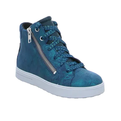 SUPERFIT Sneaker high Kleinkinder-Halbschuh Binder Petrol Leder SUPERFIT Sneaker high Kleinkinder-Halbschuh Binder Petrol Leder