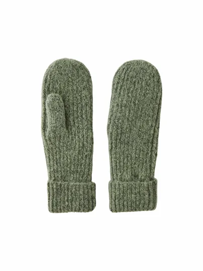 PIECES Armabschluss mit Umschlag Strickhandschuh Pastelgrün Textil PIECES Armabschluss mit Umschlag Strickhandschuh Pastelgrün Textil