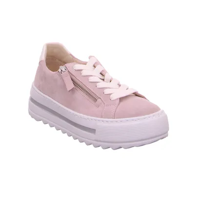 GABOR mit Wechselfussbett Sneaker Rosa Leder 