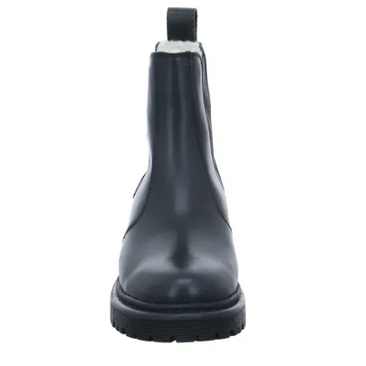 SCHUHENGEL mit Wollfutter Boot Schwarz Leder 