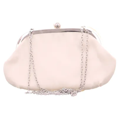 * Clutch / Abendtasche Beige Textil * Clutch / Abendtasche Beige Textil