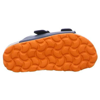 BIOLife Weichtritt Kinder-Pantolette Multicolor Lederimitat BIOLife Weichtritt Kinder-Pantolette Multicolor Lederimitat