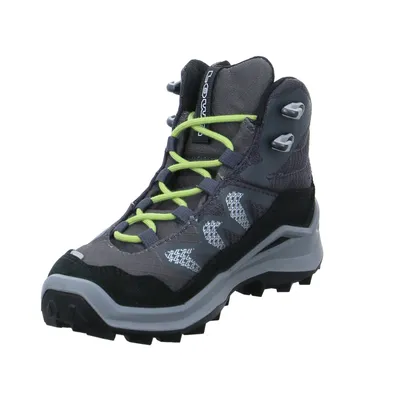 LOWA INNOX PRO GTX MID JUNIOR Kinder-Wanderschuhe Schwarz Leder 