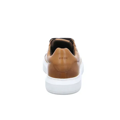 GEOX Halbschuhe Sneaker Cognac Leder GEOX Halbschuhe Sneaker Cognac Leder