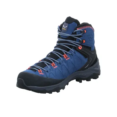 SALEWA Wander- Bergschuh Damen Blau Leder SALEWA Wander- Bergschuh Damen Blau Leder