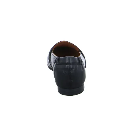 SCHUHENGEL Slipper Schwarz Leder 