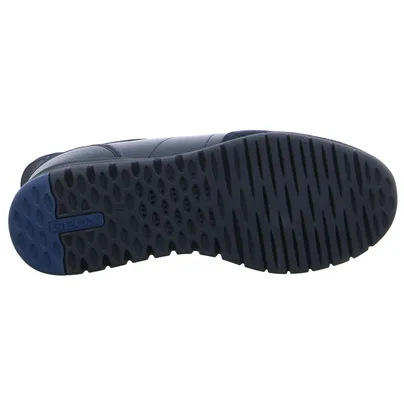 GEOX Halbschuhe Sneaker Blau Leder GEOX Halbschuhe Sneaker Blau Leder
