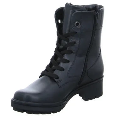 GABOR Stiefelette Schwarz Leder 