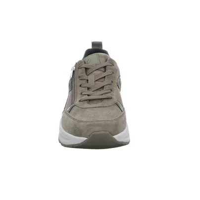 WALDLÄUFER Halbschuhe Sneaker Olive Leder WALDLÄUFER Halbschuhe Sneaker Olive Leder