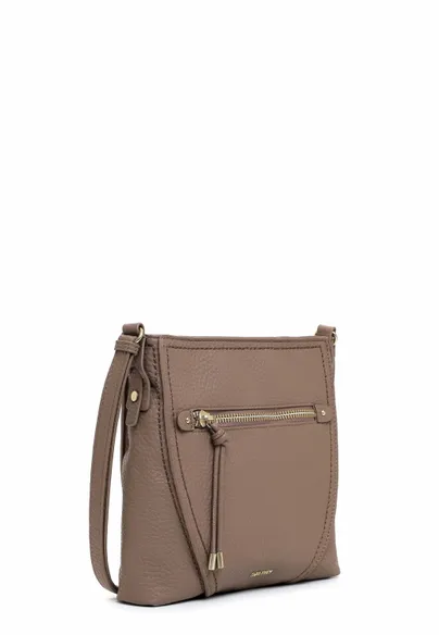 SURI FREY Crossover Taupe Lederimitat 