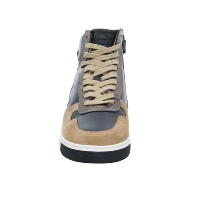 GATTINO Sneaker High Mädchen-Winter-Bottine Schwarz Leder GATTINO Sneaker High Mädchen-Winter-Bottine Schwarz Leder