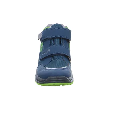SUPERFIT Sneaker high Kleinkinder-Halbschuh Klett Blau Textil 
