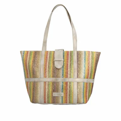 REMONTE Sommertasche Multicolor Lederimitat 