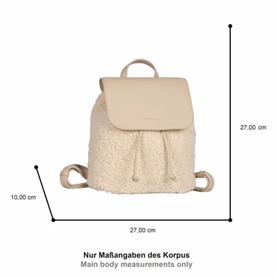 TOM TAILOR Rucksack Beige Textil TOM TAILOR Rucksack Beige Textil