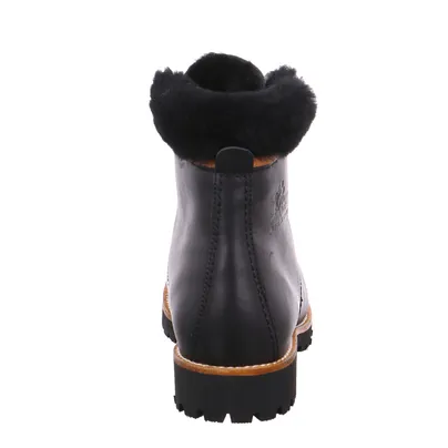 PANAMA JACK mit Lammfellfutter Boot Schwarz Leder PANAMA JACK mit Lammfellfutter Boot Schwarz Leder