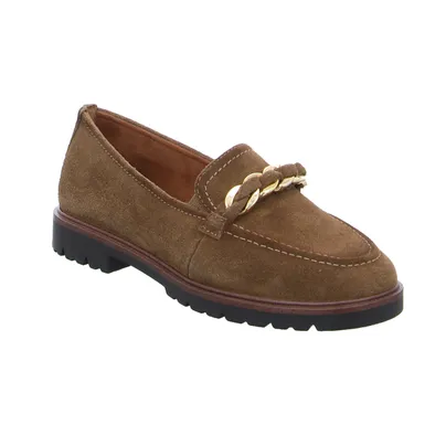 TAMARIS Slipper Camel Leder TAMARIS Slipper Camel Leder