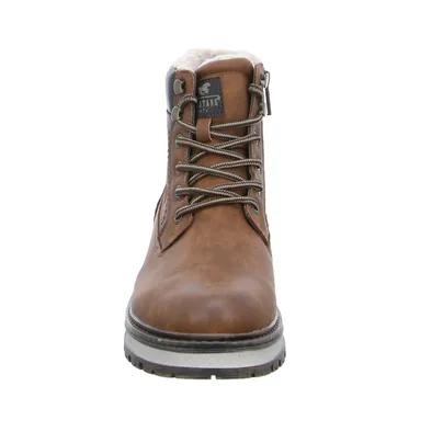 MUSTANG Winter-Boots Cognac Lederimitat 
