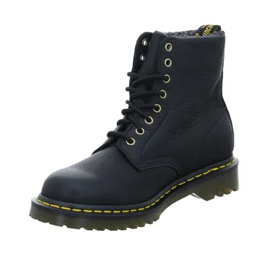DR. MARTENS 1460 Winter-Boots Schwarz Leder 