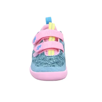 AFFENZAHN Komfortschuh Kleinkinder-Halbschuh Klett Grünblau Textil AFFENZAHN Komfortschuh Kleinkinder-Halbschuh Klett Grünblau Textil