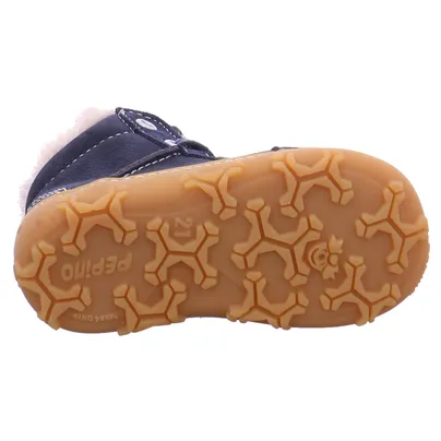 PEPINO Bottine Unisex Kleinkinder-Winter-Bottine Blau Leder PEPINO Bottine Unisex Kleinkinder-Winter-Bottine Blau Leder