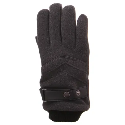 ISOTONER Herren Handschuh Grau Textil 