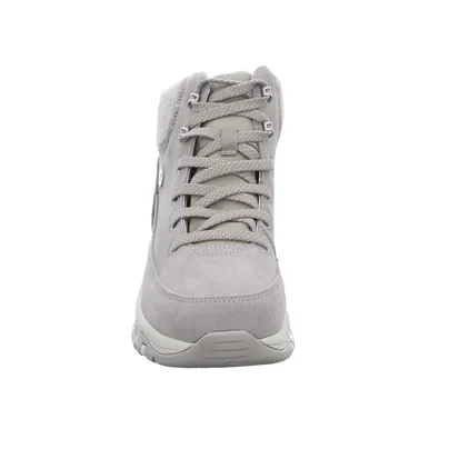 SKECHERS Snowboot Taupe Leder 