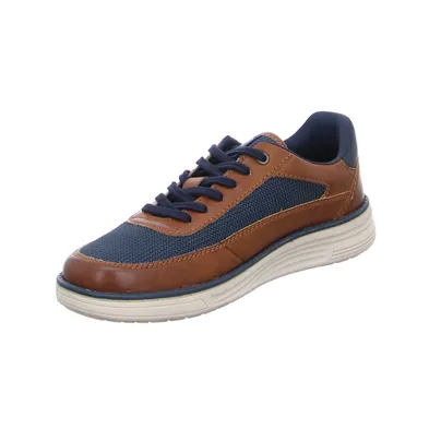 BUGATTI SHOES Halbschuhe Sneaker Cognac Lederimitat 