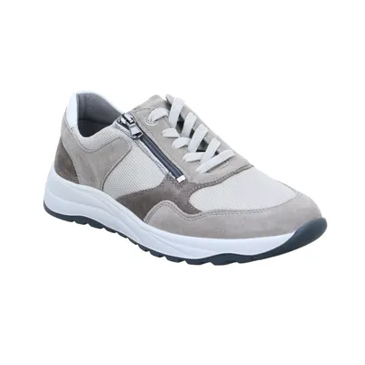 WALDLÄUFER Halbschuhe Sneaker Stoff Beige Leder WALDLÄUFER Halbschuhe Sneaker Stoff Beige Leder